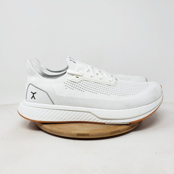 Flux Adapt Runner Shoes Mens 11.5 White Sneaker Barefoot Wide Toe Box Comfort - Picture 8 of 14
